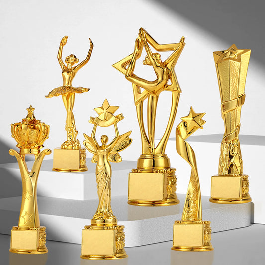 Custom Gold Trophy for Children's  Dancing Singing Performances