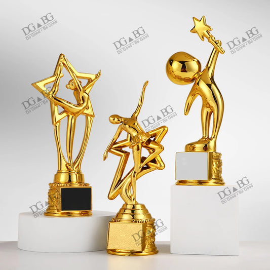 Custom Gold Trophy for Children's  Dancing Singing Performances
