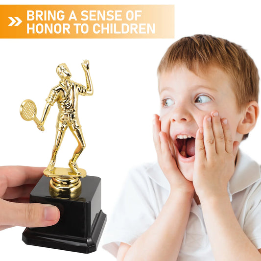Golden Badminton Trophy Champions Soccer Trophies  Home Office Decoration