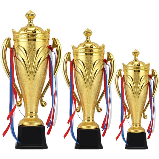 Soccar Model Trophy Awards Competition Craft Souvenirs Golden Statues