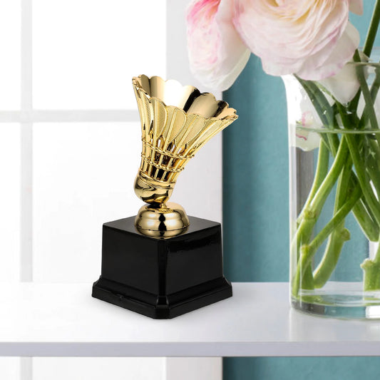 Award Trophy Decor Craft Souvenirs Model for Champion Badminton Medal Trophies